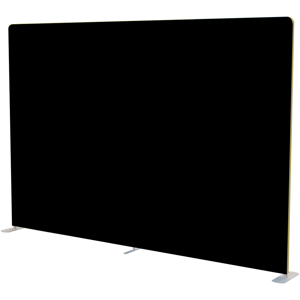 15ft x 10ft  EZ Tube® Straight — Single Sided Graphic Package with Black Back Fabric